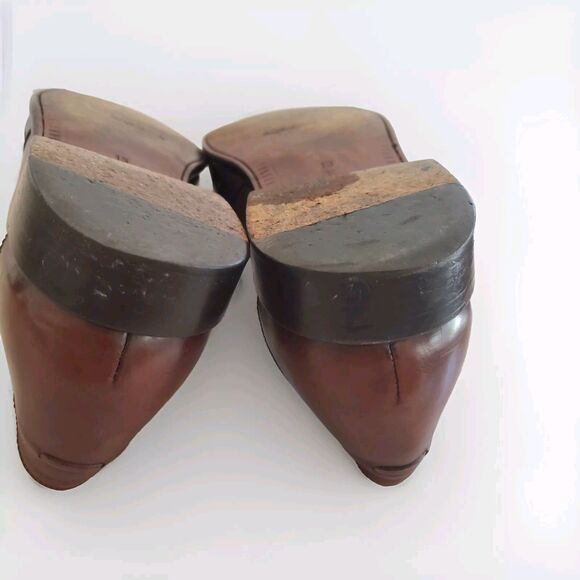 Bragano Cole Haan Dress Loafer Mens 13 Brown Leather Suede Tassel Cap Vintage main image 9